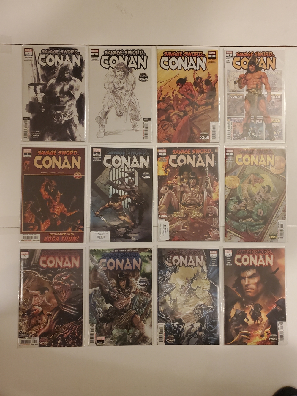 Savage Sword Of Conan Marvel Comics 2019 Issues 1-12 NM 1 And 2 Are 2nd Prints